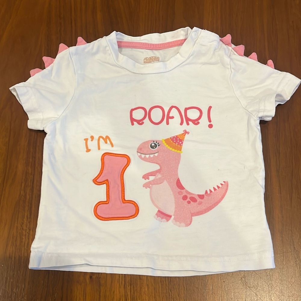 1st birthday dinosaur T-shirt